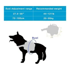 EXCELLENT ELITE SPANKER Perro Pack Hound Dog Saddle Bag_2