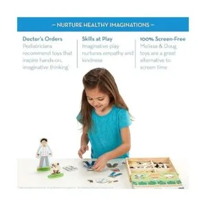 Melissa Doug Ocupacionons Juego de muñecas de madera_3