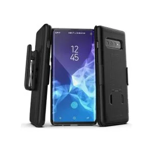 Encased Funda para Samsung S10 con clip de cinturón para_1