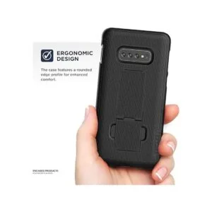 Encased Funda para Samsung S10 con clip de cinturón para_5