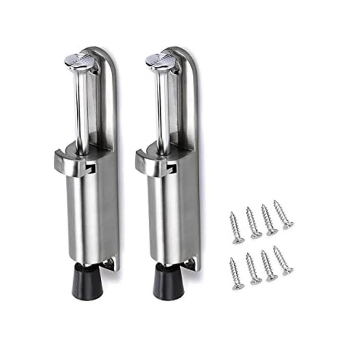 Sumnacon Tope de puerta de acero inoxidable cierre de