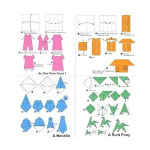 Papel de origami de 24 libras 10 x 10 pulgadas papel de_5