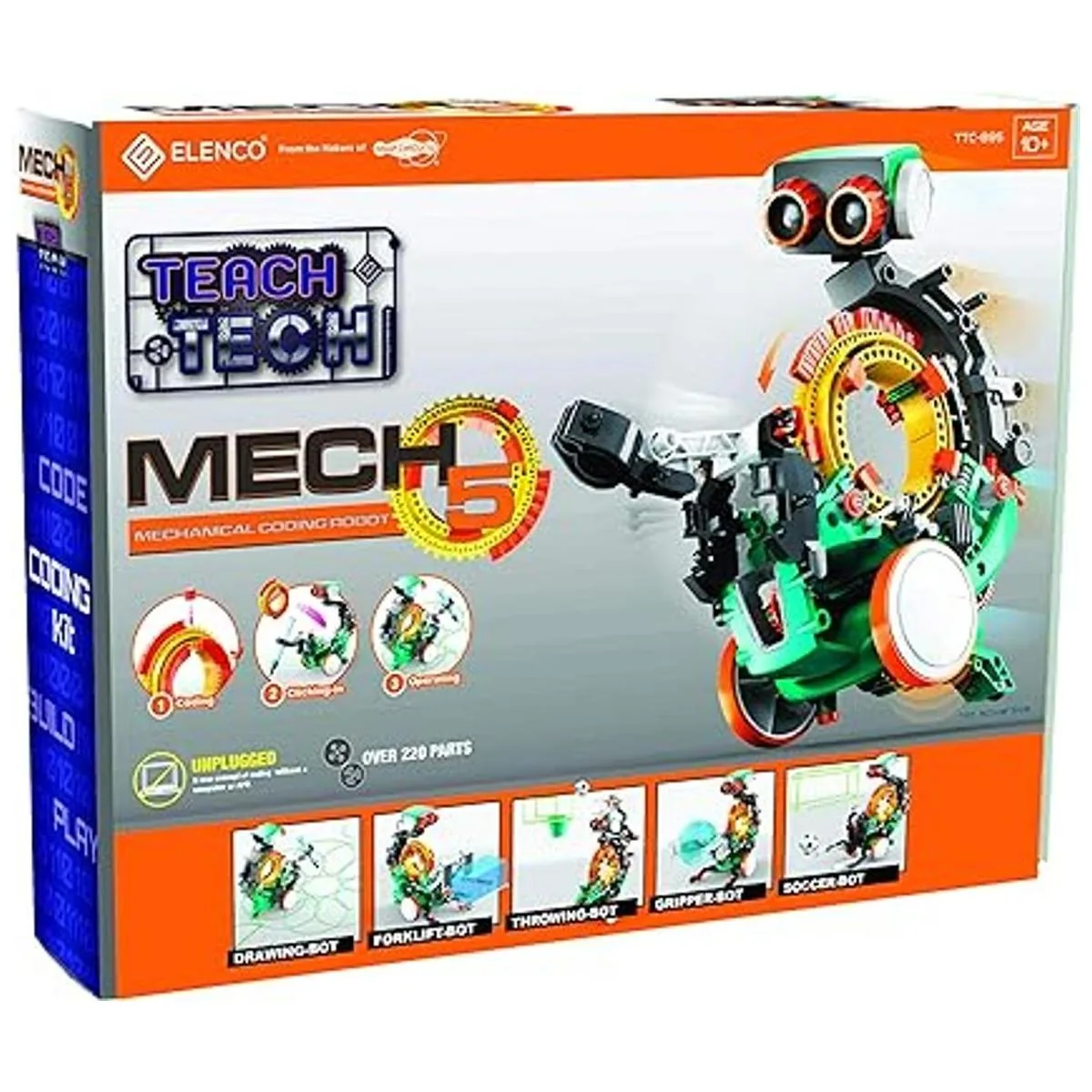 Snap Circuits Teach Tech Mech 5 robot de codificación_2