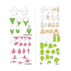 Papel de origami de 24 libras 10 x 10 pulgadas papel de_6