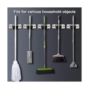 Favbal Soporte para escoba para trapeador 2 piezas de_5