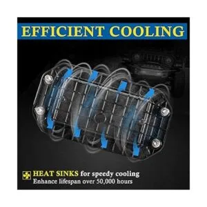 Bunker Indust Luz LED de montaje empotrado haz combinado_2