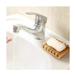 Salt Tech Jabonera de bambú bandeja de jabón jabonera