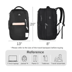 MATEIN Mochila de viaje equipaje de mano de transporte_3