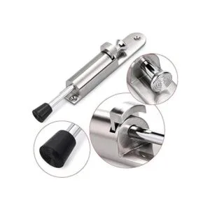 Sumnacon Tope de puerta de acero inoxidable cierre de