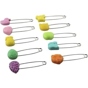 Alfileres de seguridad de varios colores para_2