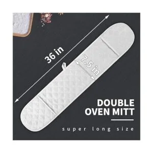 ARCLIBER Double Mitts Heat Resistant Potholder Double Oven_2