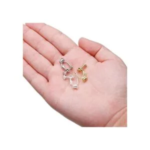 18 piezas de aretes de clip con componentes convertidor