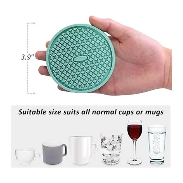 ME.FAN Posavasos de silicona paquete de 6 posavasos_3