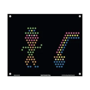 IllumiPeg Plantillas de repuesto navideñas para Basic Fun