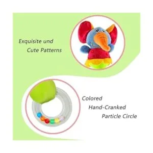 CHAFIN Coctelera de sonajero suave para bebés juguetes de_3