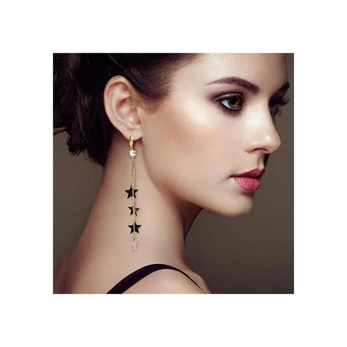 18 piezas de aretes de clip con componentes convertidor