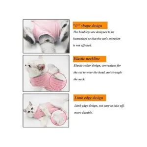 Coppthinktu Traje de recuperación de gatos para heridas