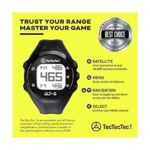 TecTecTec ULTG Reloj GPS de golf elegante ligero y_2