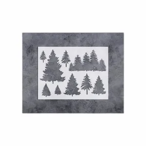 GSS Designs Plantilla de árbol grande 12 x 16 pulgadas_1