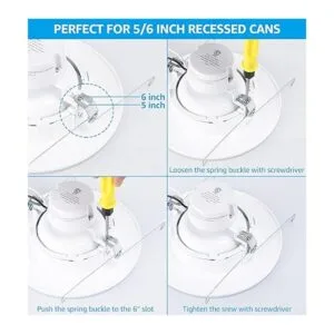 TORCHSTAR Luz empotrada de cardán LED de 5 pulgadas6_3