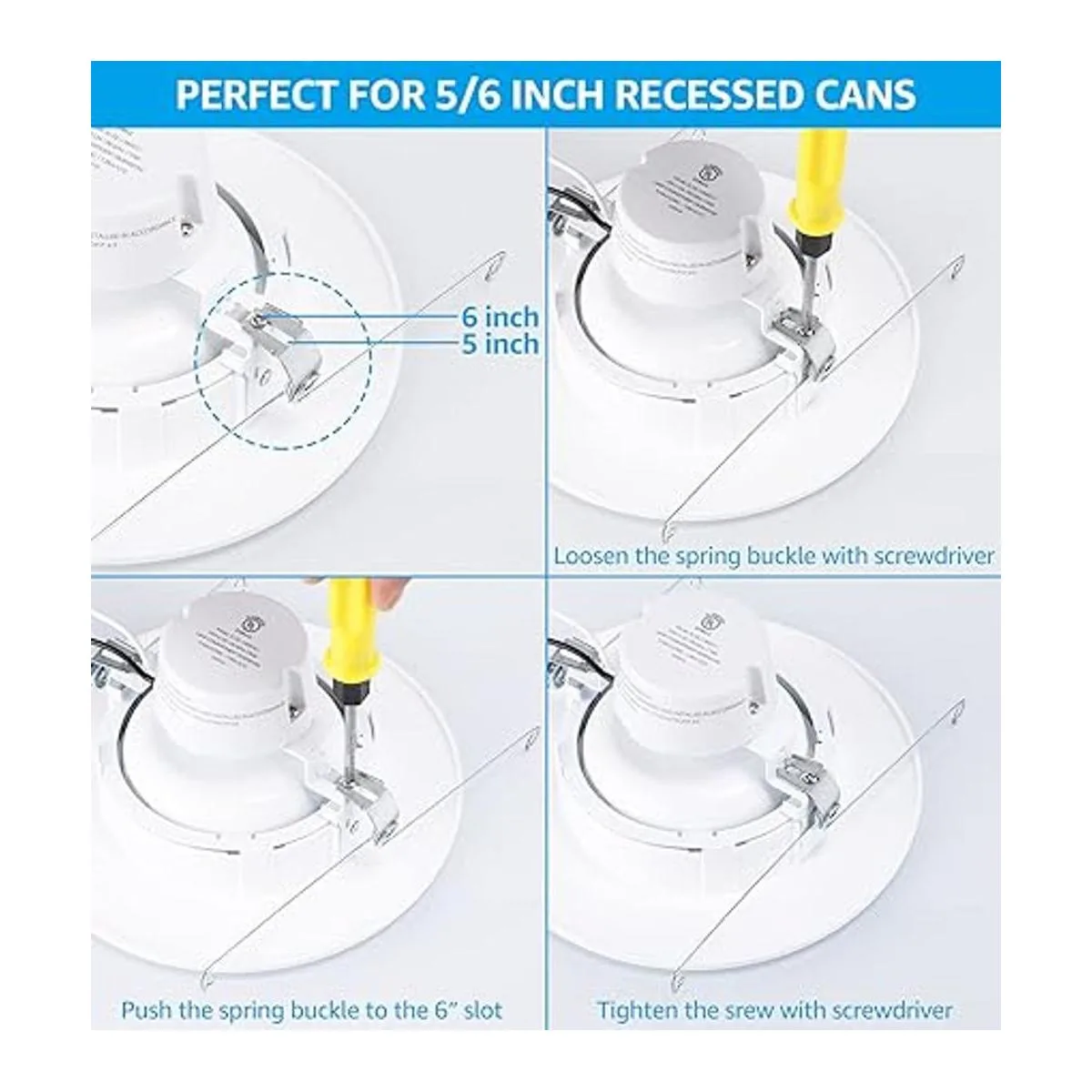 TORCHSTAR Luz empotrada de cardán LED de 5 pulgadas6_3