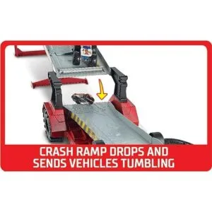 Hot Wheels Monster Trucks Downhill Race Go Set de juego_4