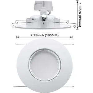 TORCHSTAR Luz empotrada de cardán LED de 5 pulgadas6_4