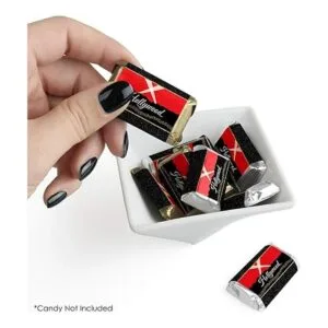 Red Carpet Hollywood Mini pegatinas de papel de regalo_2