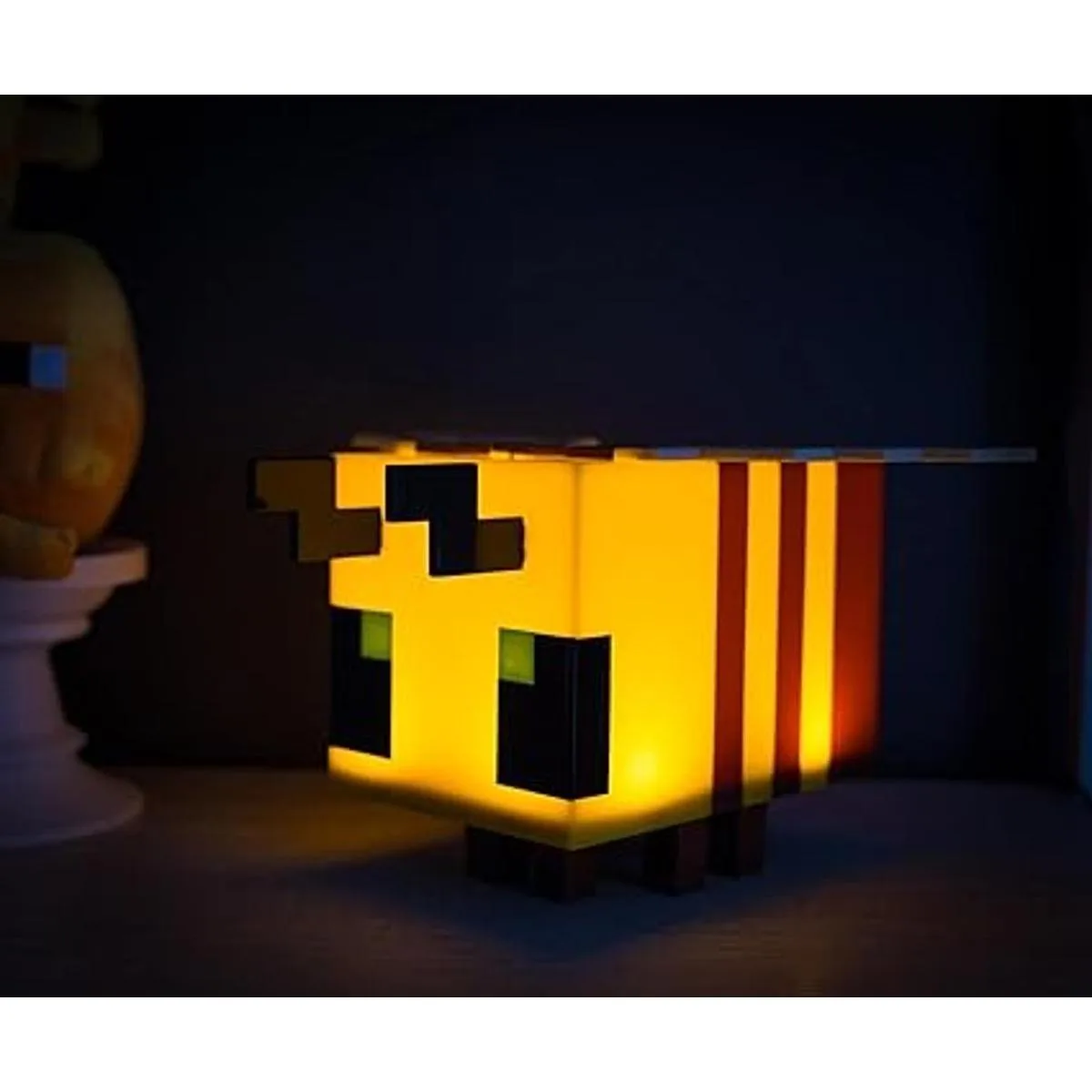 Minecraft Luz LED de estado de ánimo con figura de abeja