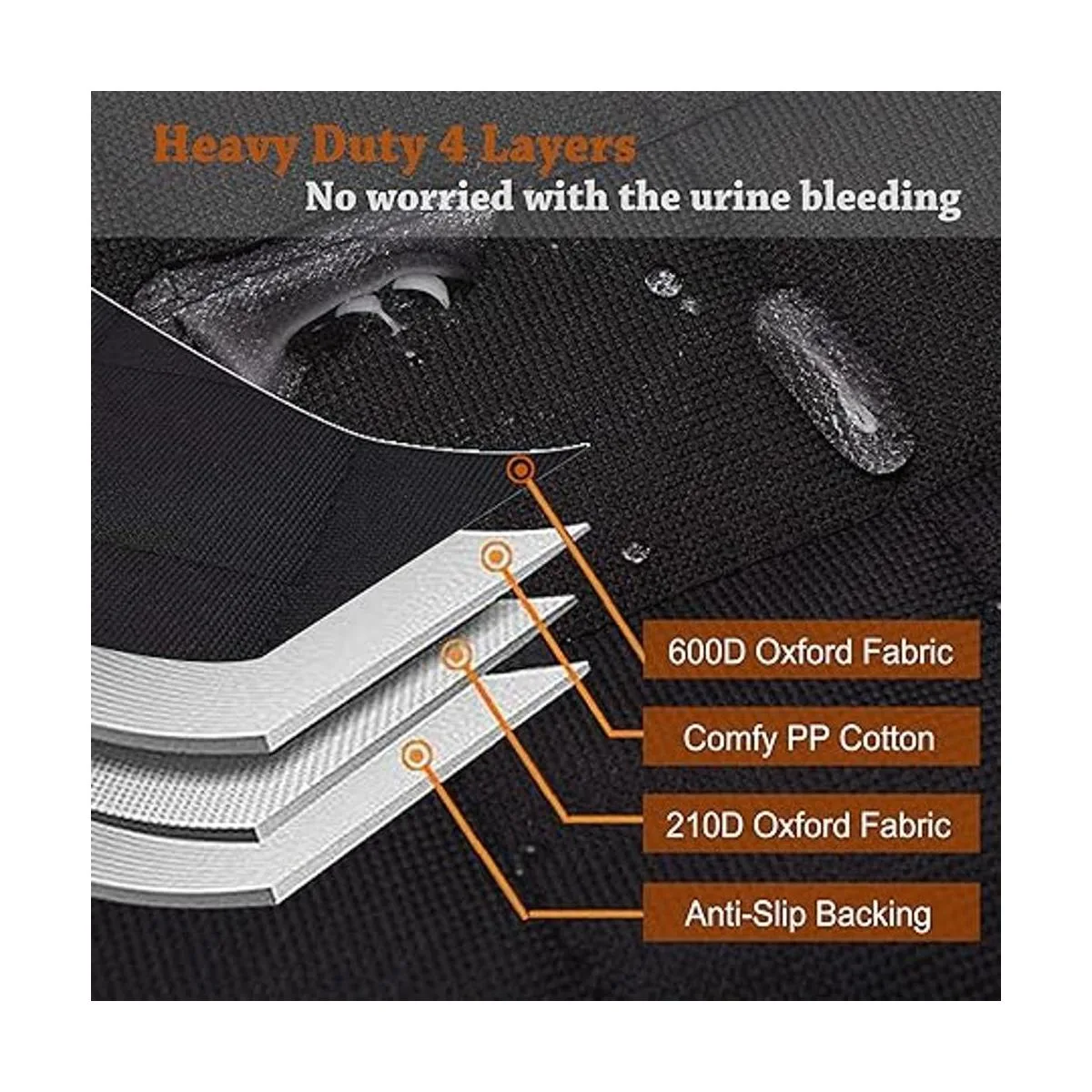 Funda de asiento para perro 100 impermeable protector