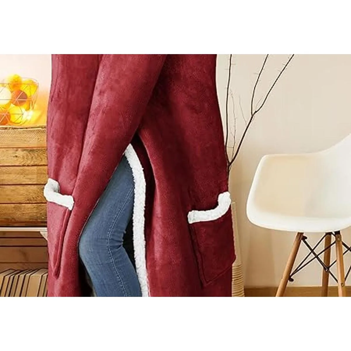 Safdie Co. 65765.ECZ.11 Manta con capucha para adultos_4