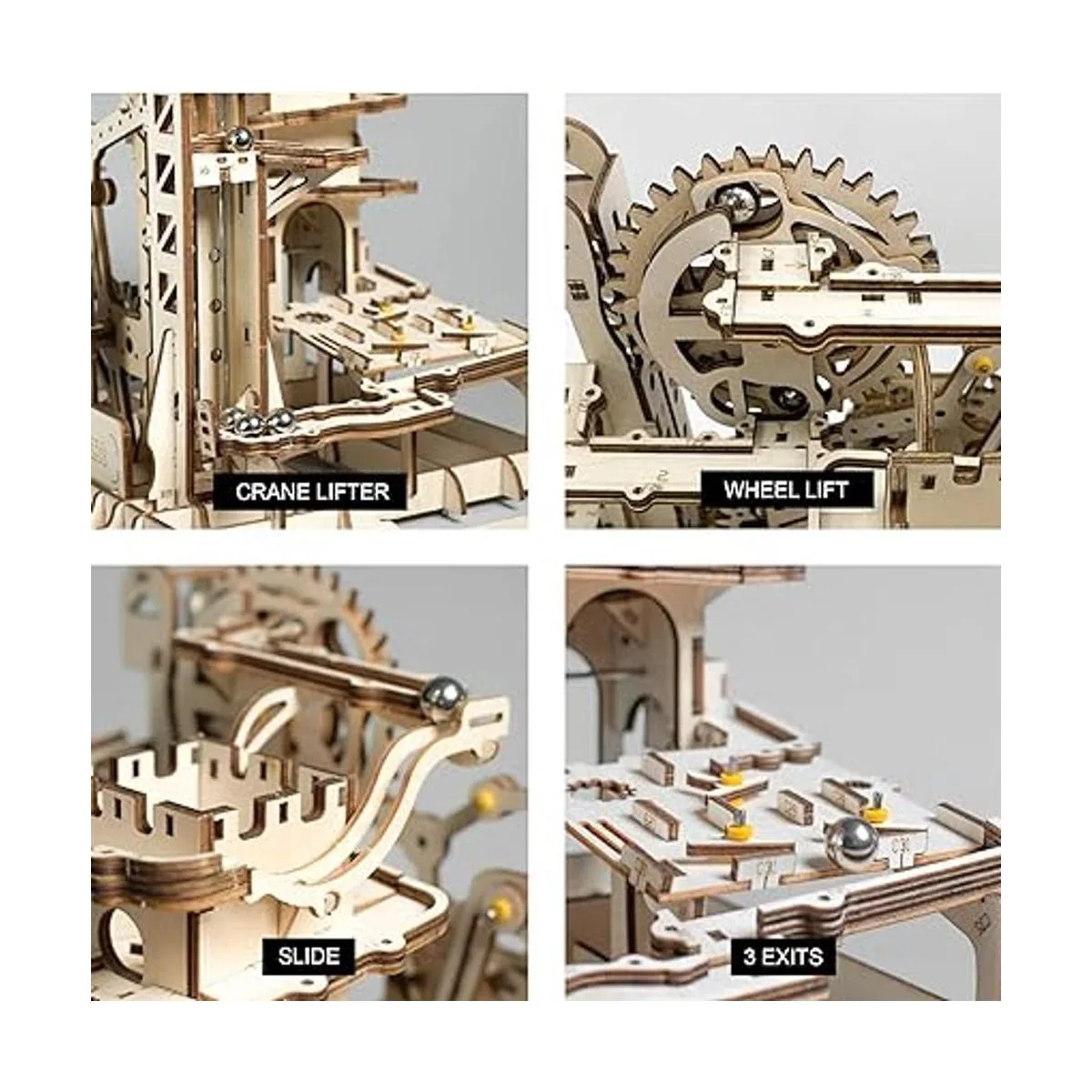 ROKR Marble Run Rompecabezas de madera 3D para adultos_6