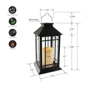 Lumabase 94201 Linterna solar con ventana LED luz_5