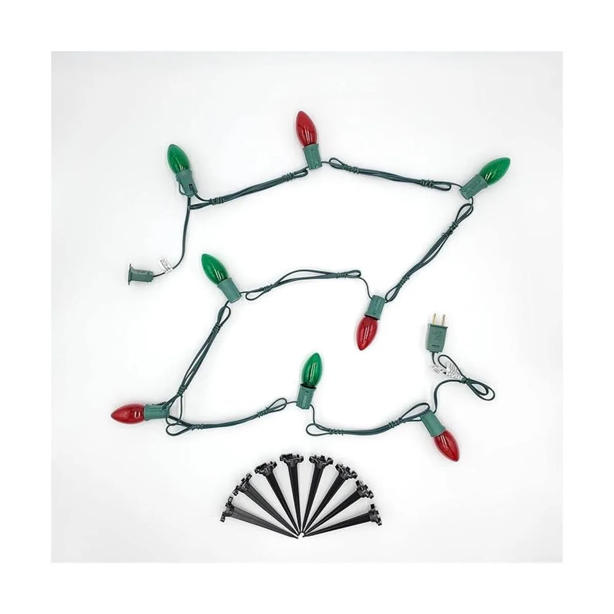 Lumabase Pathway Kit LED C9 color rojo y verde 8 unidades_3