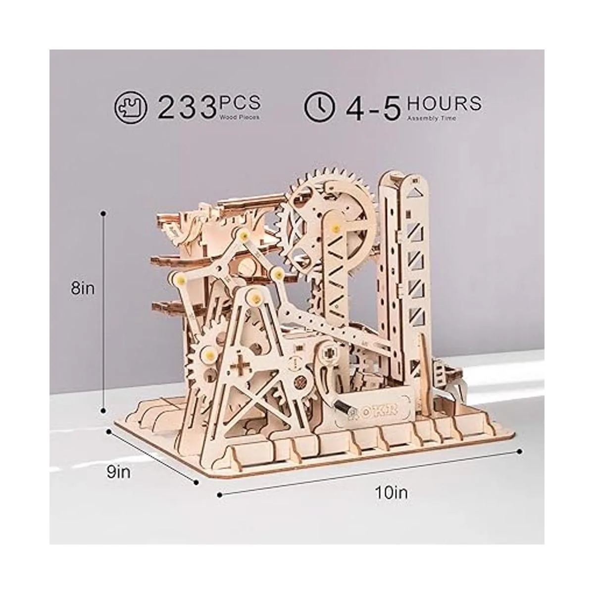 ROKR Marble Run Rompecabezas de madera 3D para adultos_5