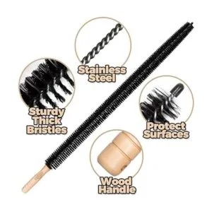 Holikme Kit de limpiador de ventilación de secadora