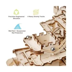 ROKR Marble Run Rompecabezas de madera 3D para adultos_4