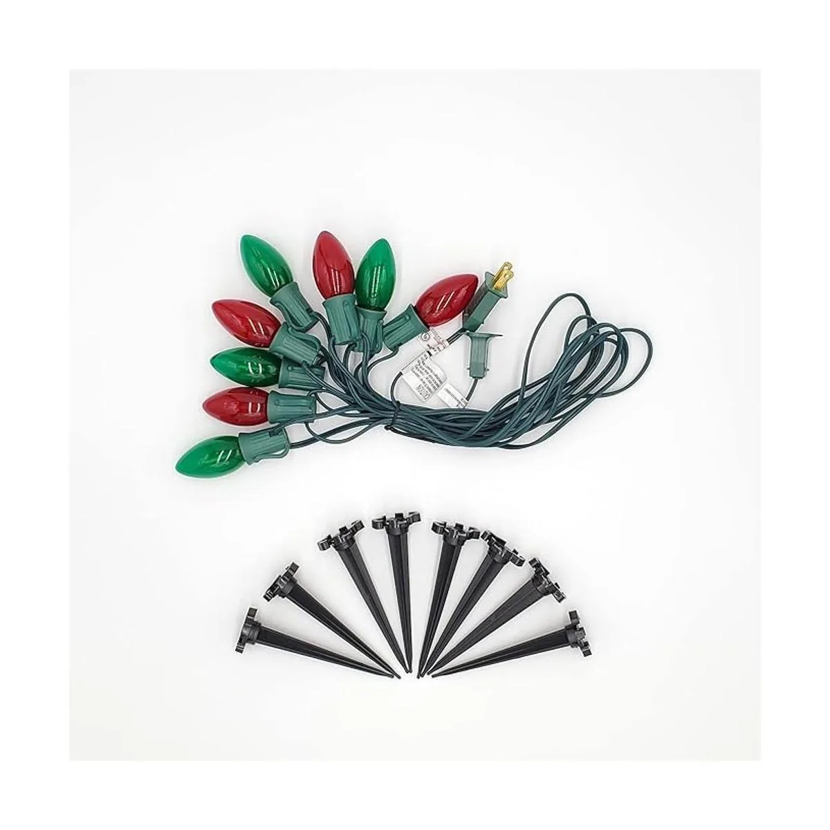 Lumabase Pathway Kit LED C9 color rojo y verde 8 unidades_2