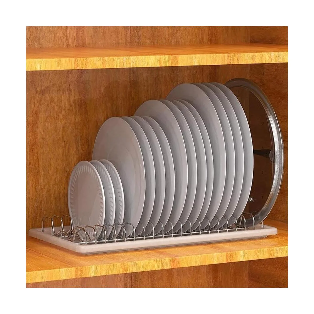 Simple Houseware Estante de secado de placas con_1
