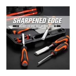 REXBETI Juego de 10 cinceles de madera prémium 6