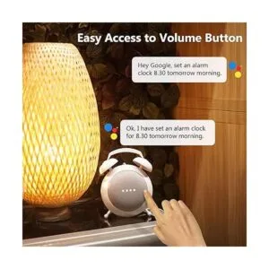 Google Home Mini soporte para reloj despertador retro_4