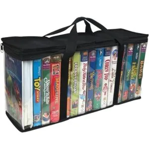 Evelots VHS Bolsa de almacenamiento organizador de_4