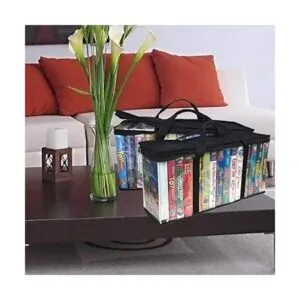 Evelots VHS Bolsa de almacenamiento organizador de_2