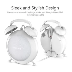 Google Home Mini soporte para reloj despertador retro_2