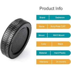 Micro 43 tapa de cuerpo y tapa trasera de la lente juego_2