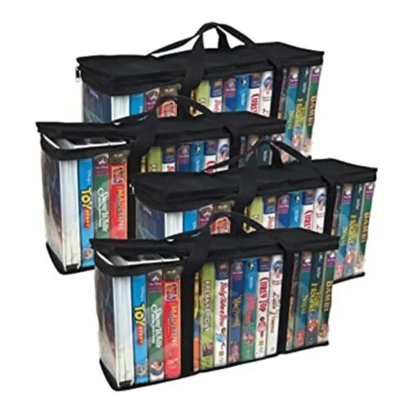 Evelots VHS Bolsa de almacenamiento organizador de_1