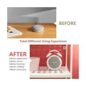 Google Home Mini soporte para reloj despertador retro_3