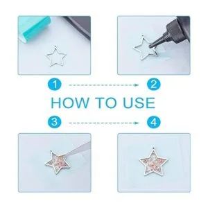 PH PandaHall 100 colgantes de aleación de espalda abierta