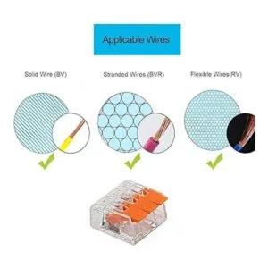 HTCELLE Conectores de cables de palanca paquete surtido