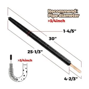 Holikme Kit de limpiador de ventilación de secadora